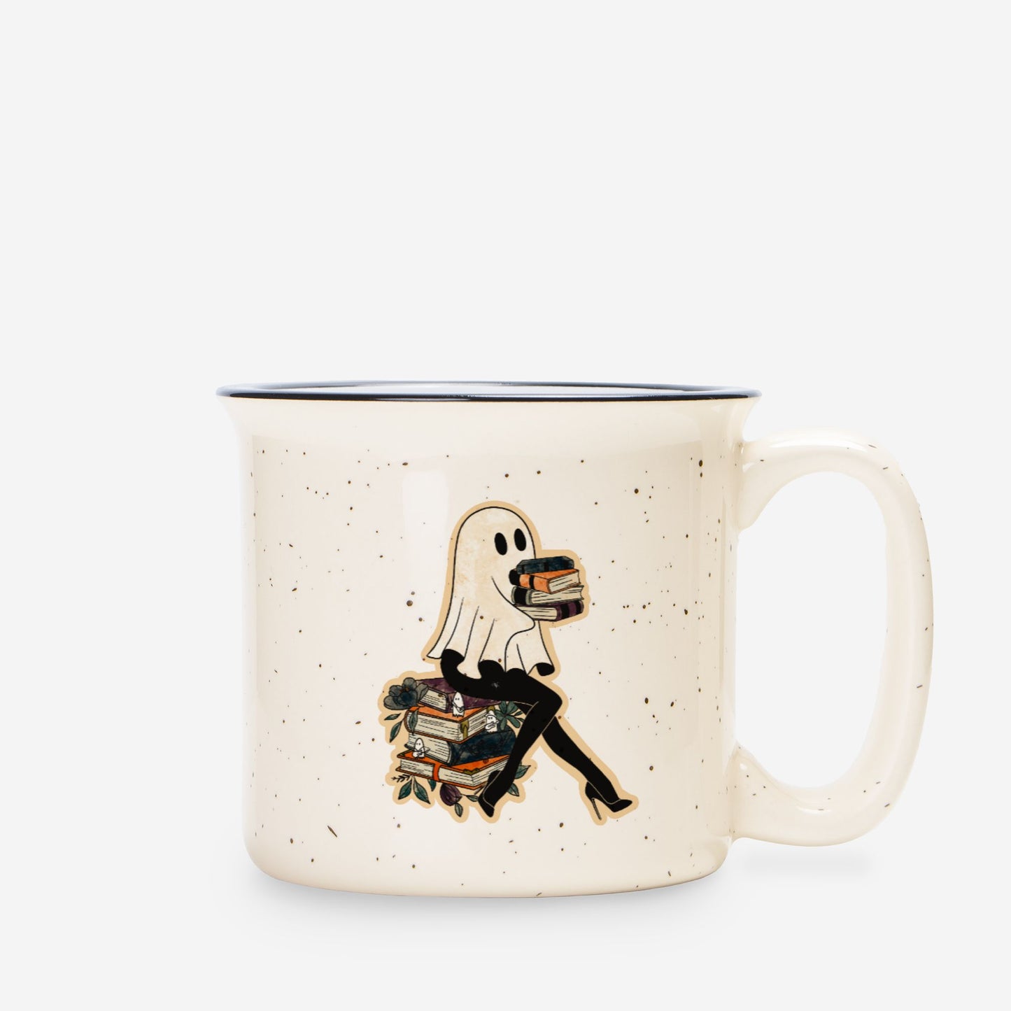 BOOkish Ceramic Camp Mug