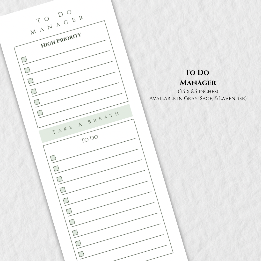 The To Do Manager