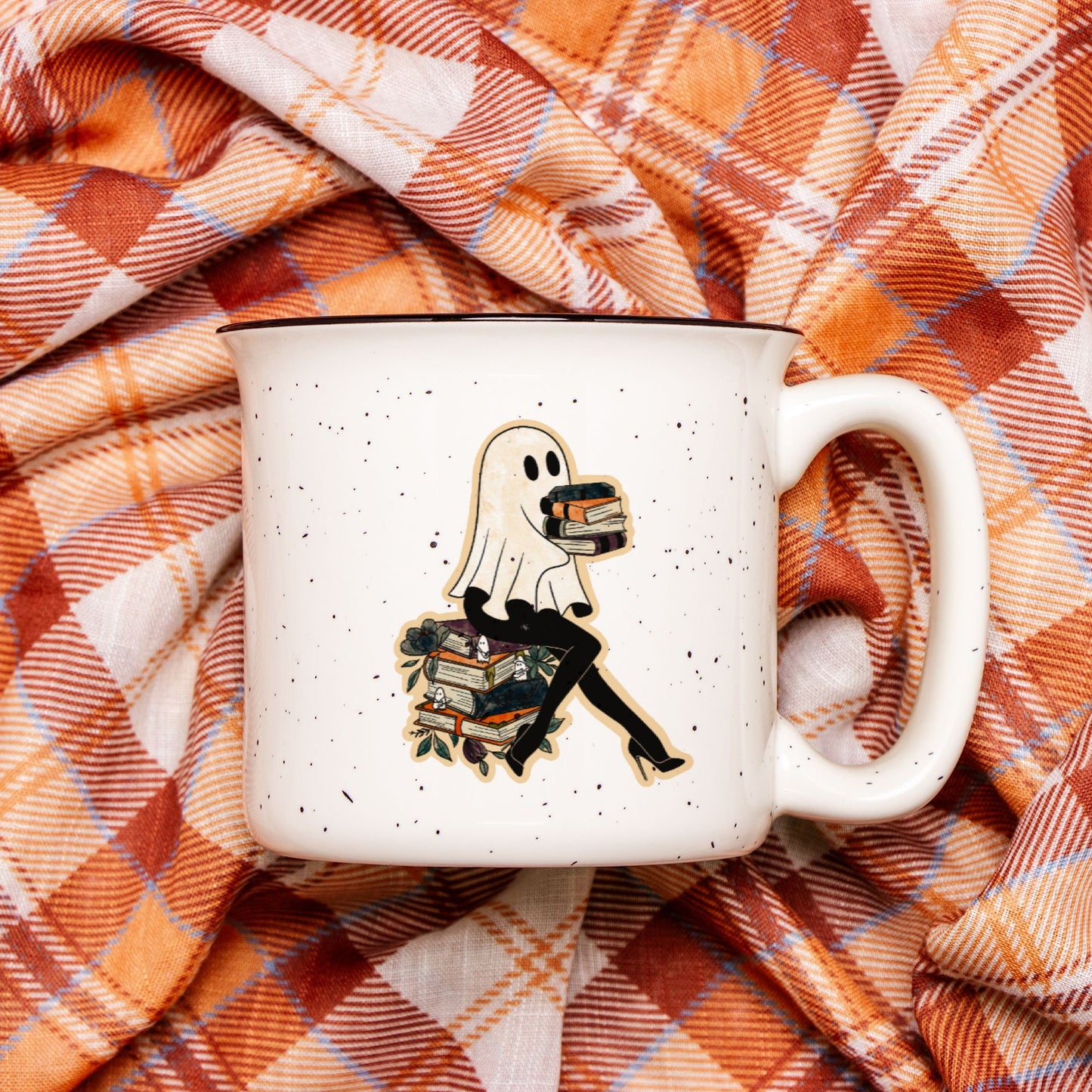 BOOkish Ceramic Camp Mug