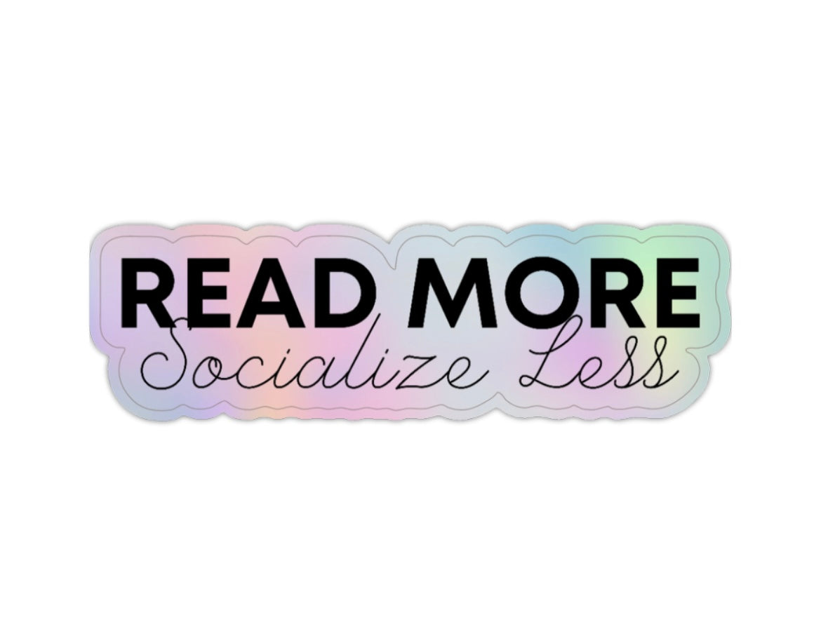 Holographic Sticker- Read More