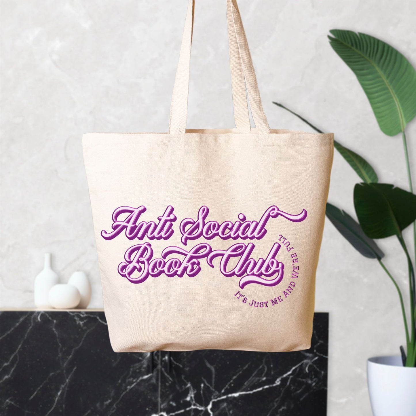 Anti Social Book Club Tote