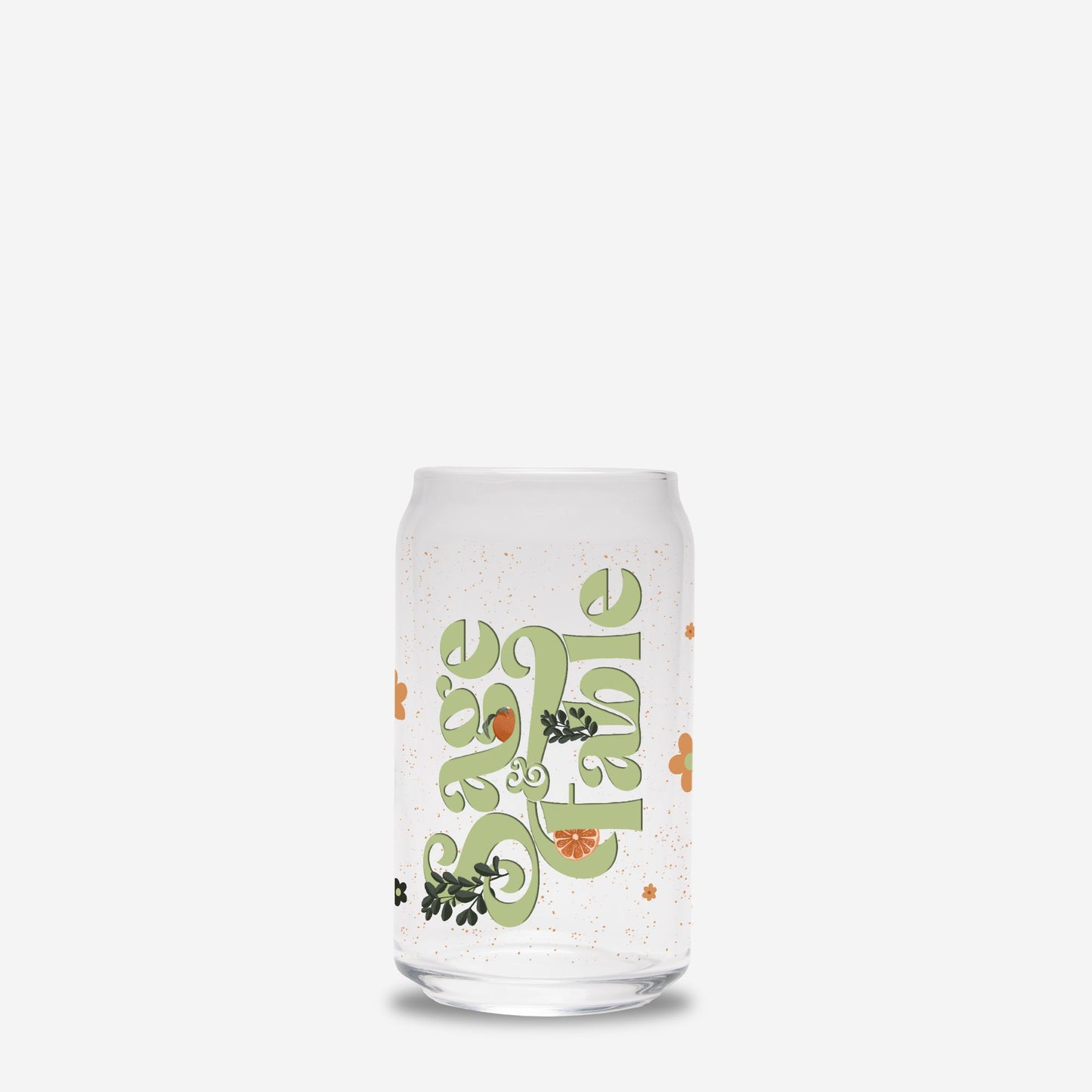 Logo Glass Can- 16oz