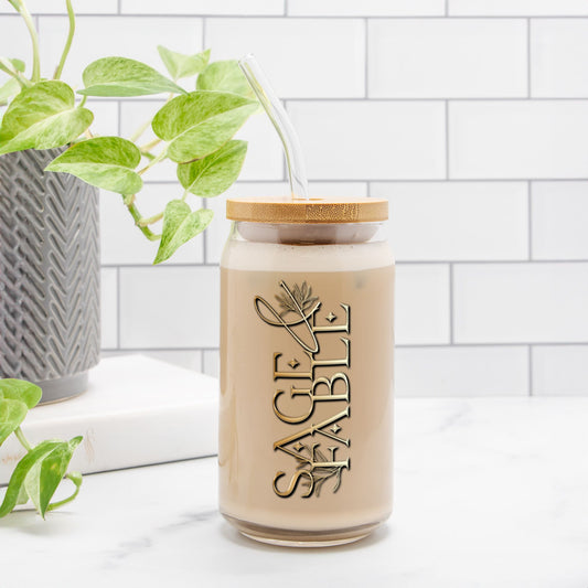 Sage & Fable Can Glass