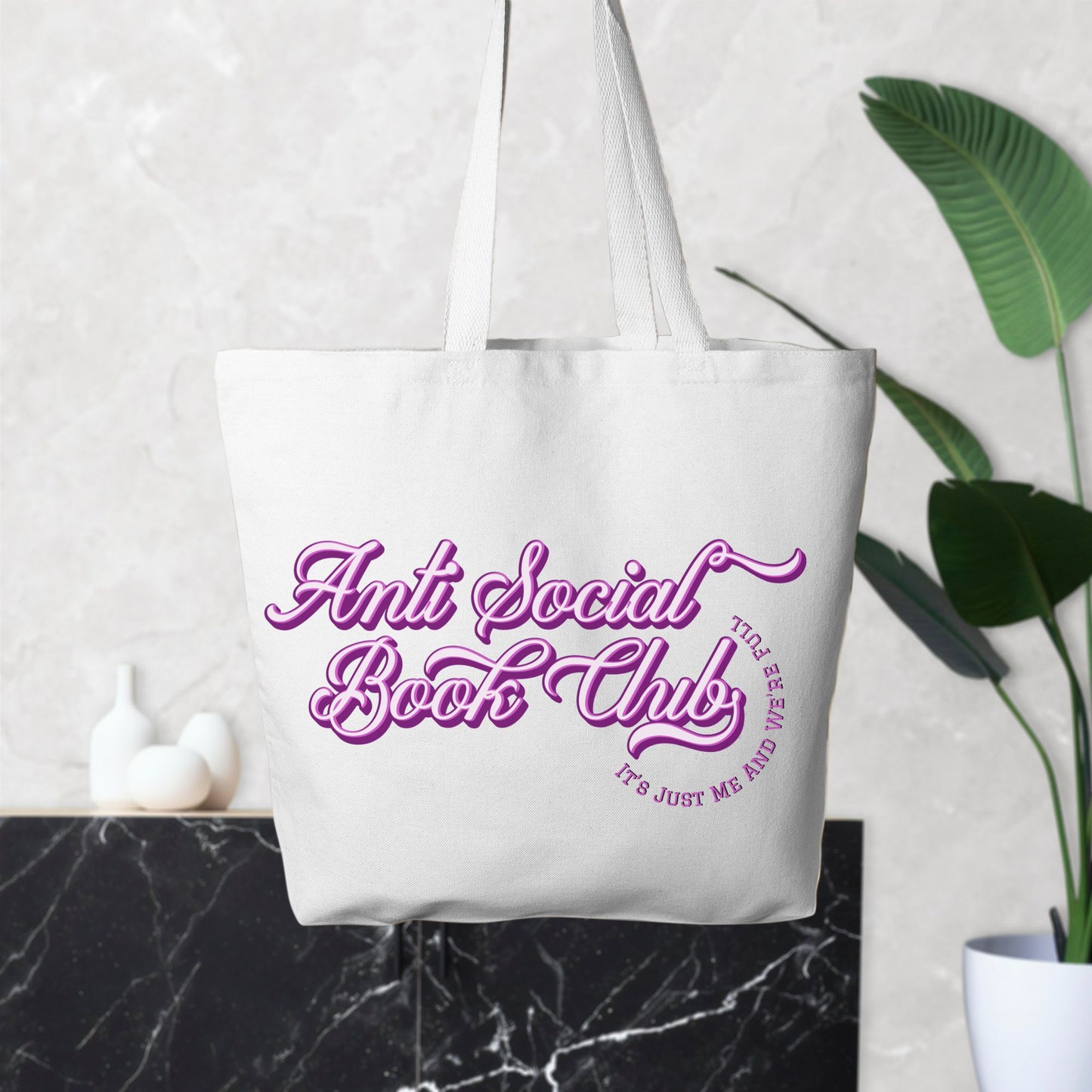 Anti Social Book Club Tote