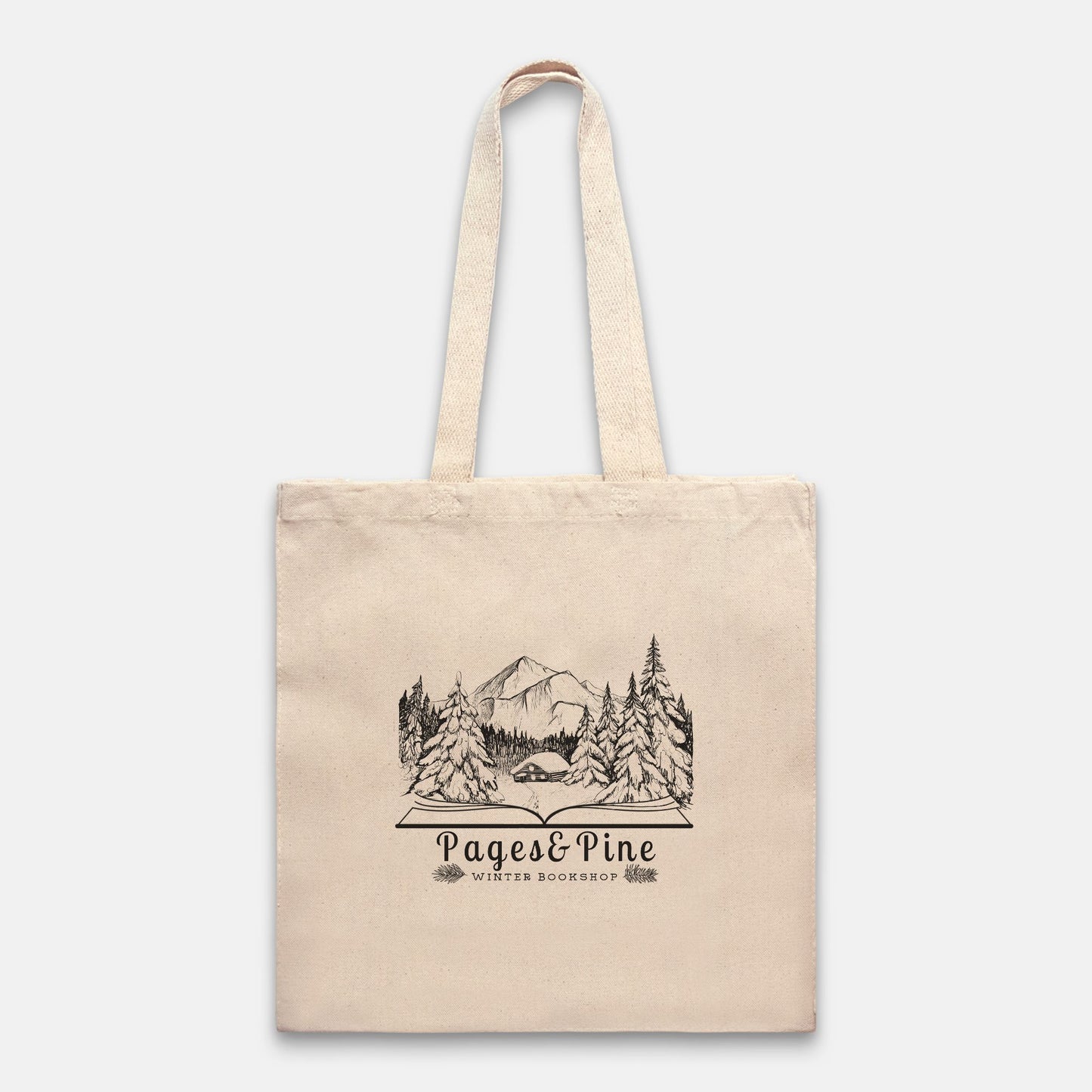 Winter Bookshop Tote