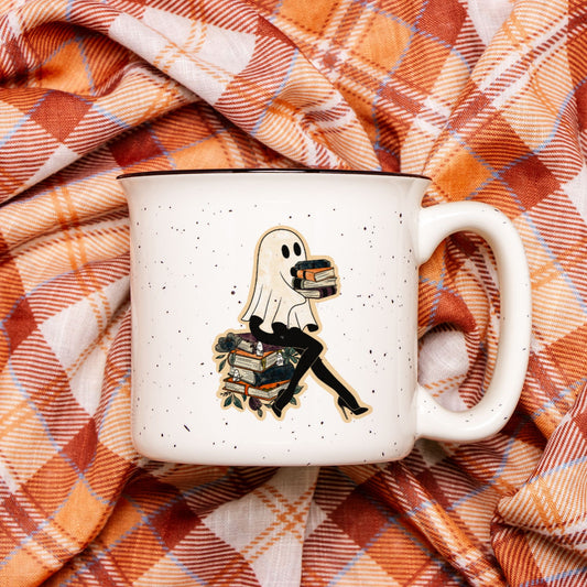 BOOkish Ceramic Camp Mug