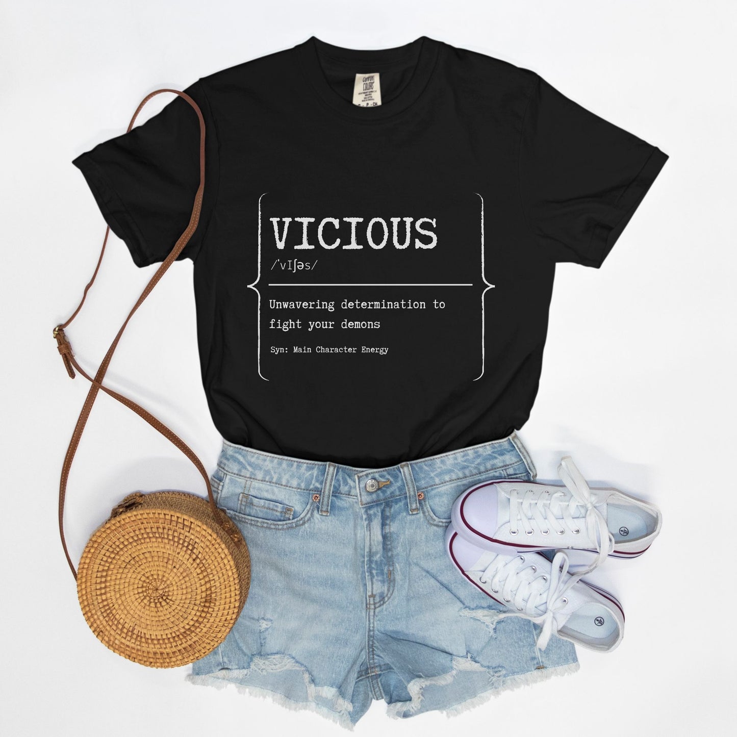 Vicious TShirt (Black or White)