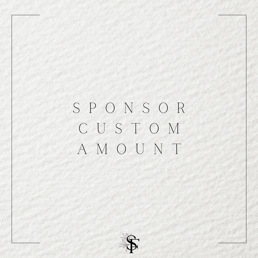 Sponsor- Custom Amount