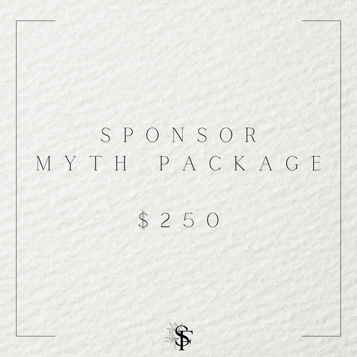 Sponsor- Myth Package